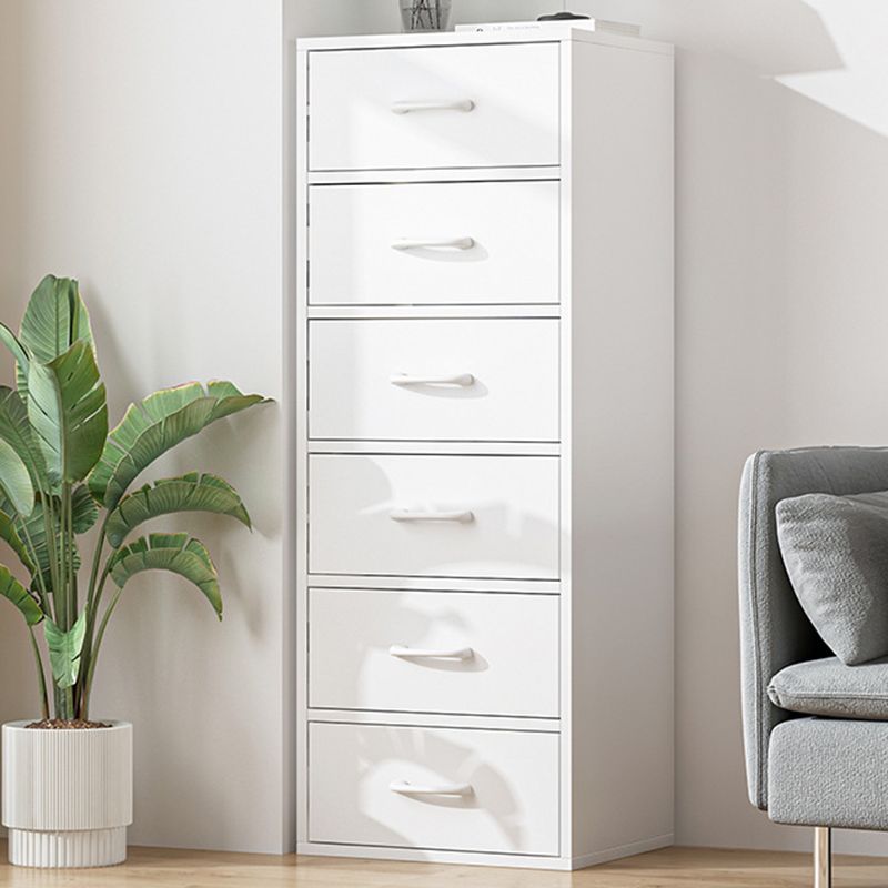 Contemporary Rectangle Gloss Finish with Drawer Chest,18.9" L