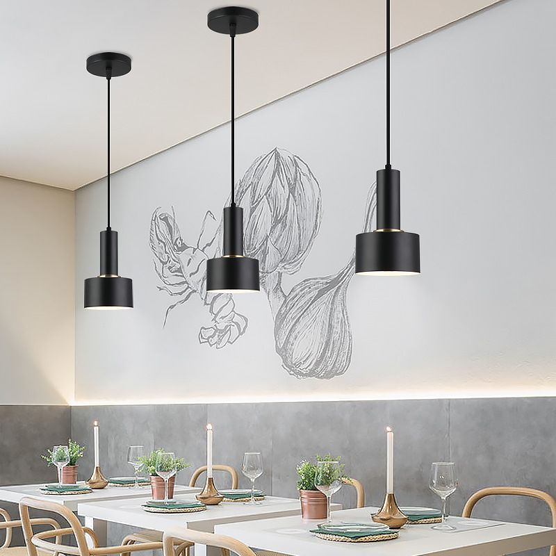 Postmodernism Grenade Shaped Pendant Metal 1-Light Dinner Suspension Light Fixture