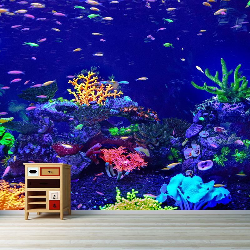 Tropical Creatures Removable Wall Mural for Sleeping Room Home Decor, Waterproofing