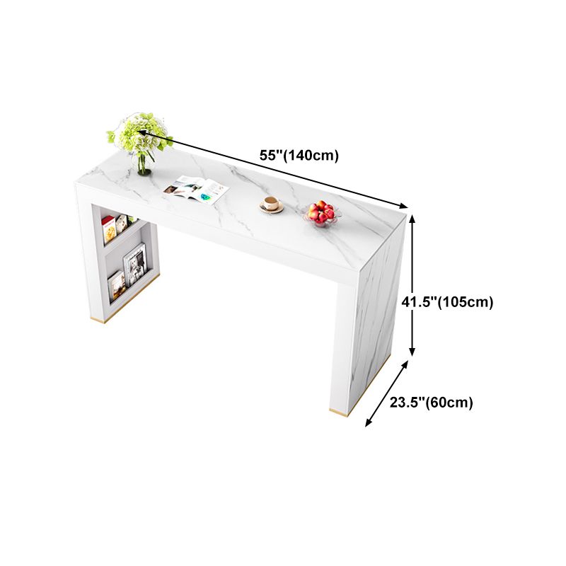 Modern Style Sintered Stone Table Dining Bar Counter Table for Kitchen