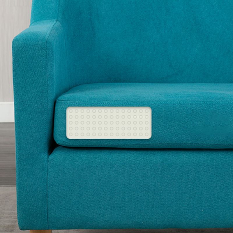 27.55" W Velvet Arm Chair Basic 4 Legs Accent Chair with Tight Back and Square Arms