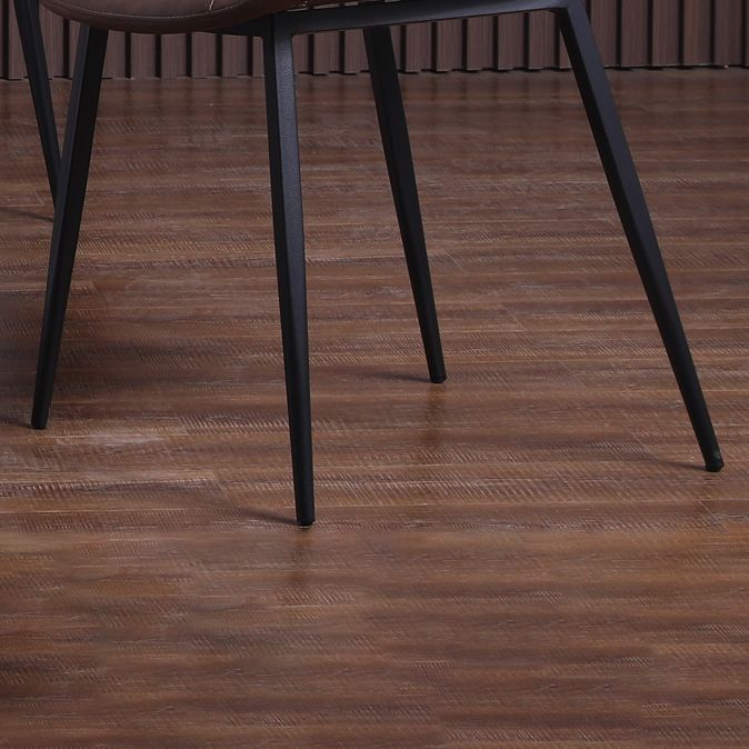 Silla de comedor de cuero de estilo escandinavo, respaldo sólido, silla de comedor de un solo brazo para el hogar