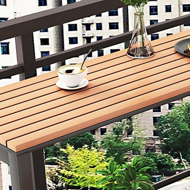 Outdoor 1/2/4/5 Pieces Counter Set Rectangle Industrial Metal Bar Pub Table Set