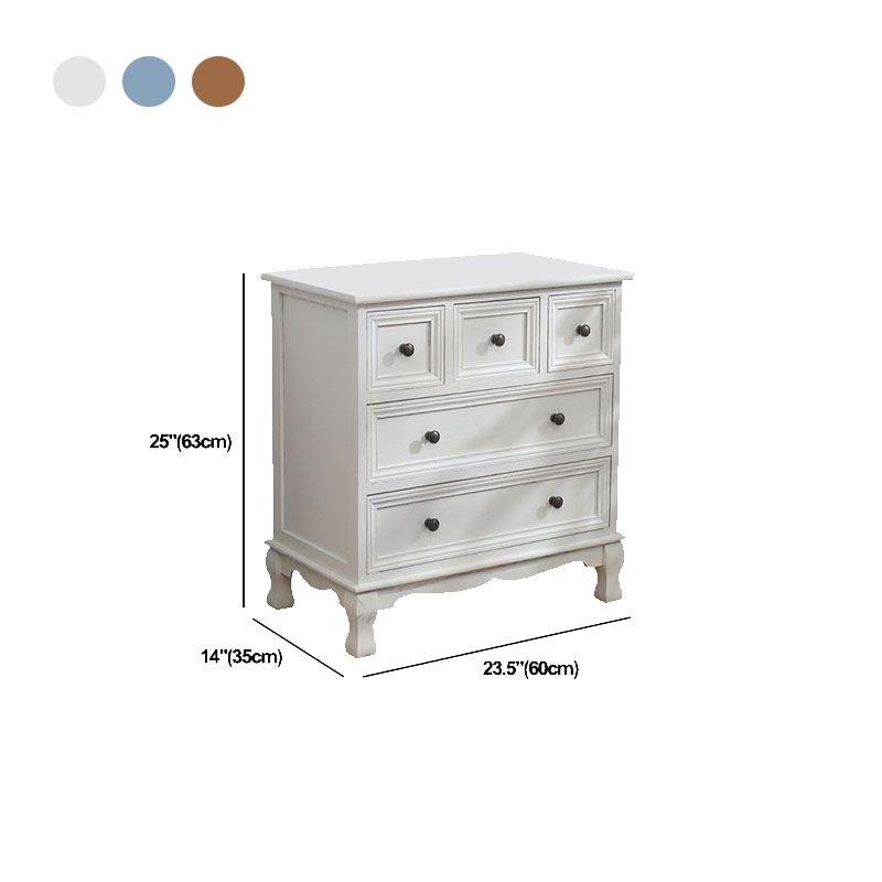 Solid Wood Storage Chest Retro Style Vertical Storage Chest Dresser