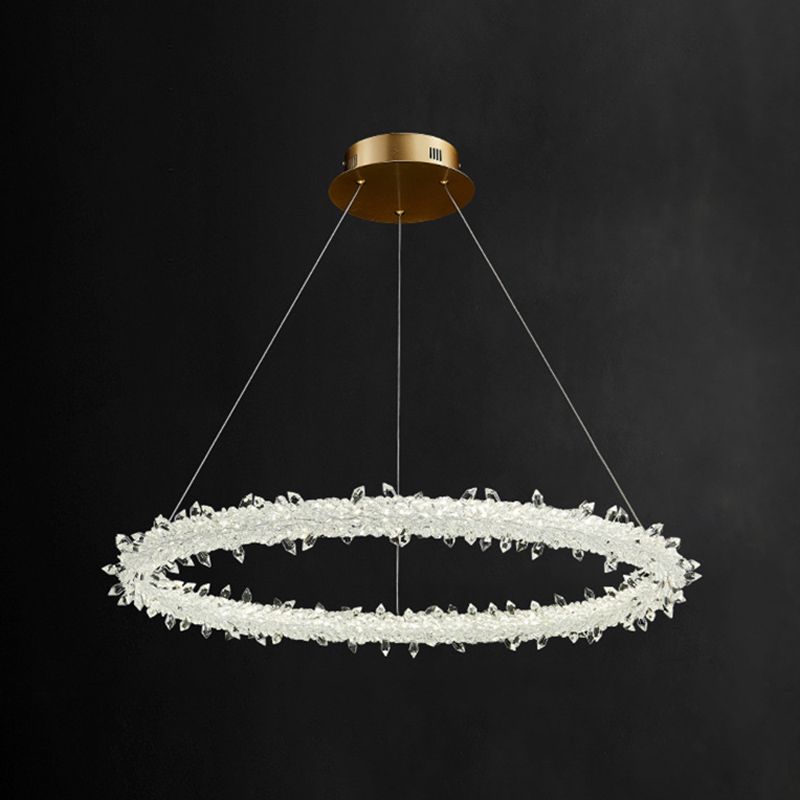 Lampade per lampadari a LEDELIE LED SIMPLICITÀ MODERNY GARLA LEDE LUMI DI CRIDURO CRIDUNGE PENDANTI PER RISTATO