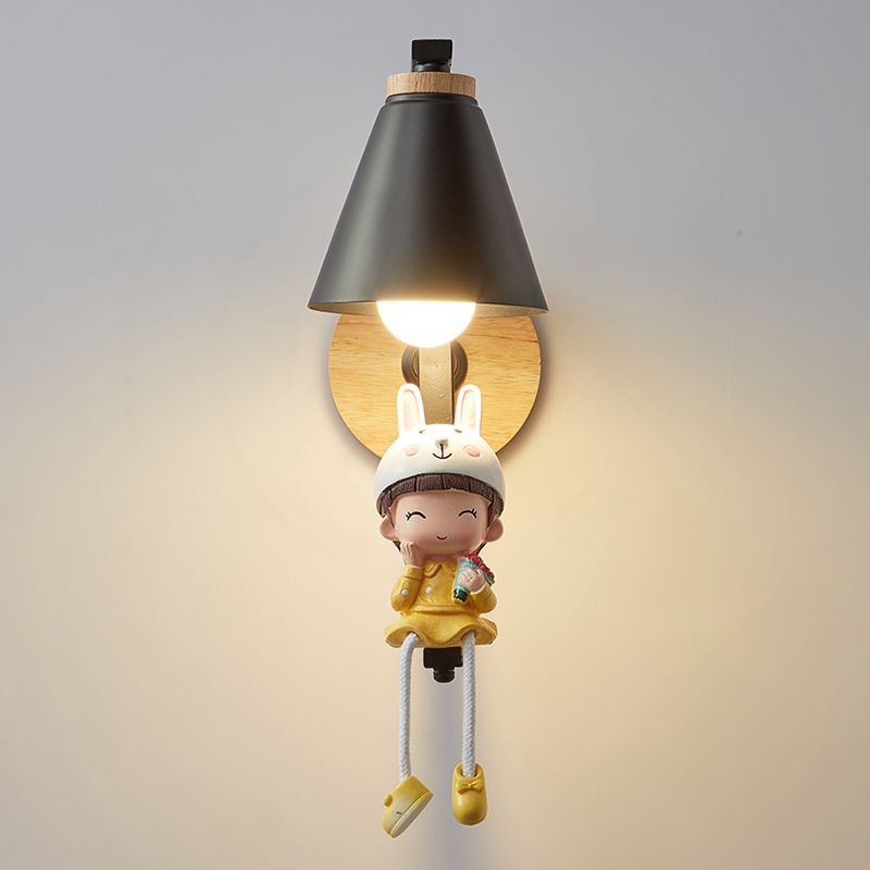 Conical Kids Slaapkamer Wand SCONCE LICHTING METAL NORDISCHE STYL SCONCE LICTE FICUTUUR