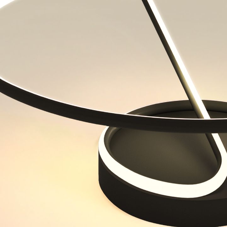 Metal Circle Semi Flush Mount Light Fixture Modern Dining Room Semi Flush Ceiling Lights