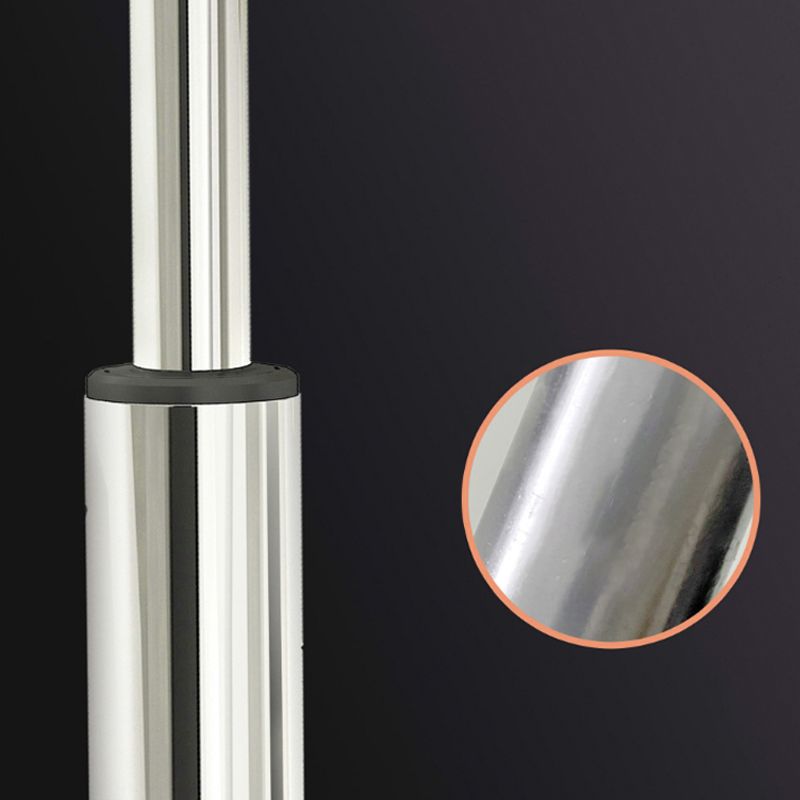 Glam Style Liftable Bar Stool Round Seat Counter Bar Stool with Metal Legs