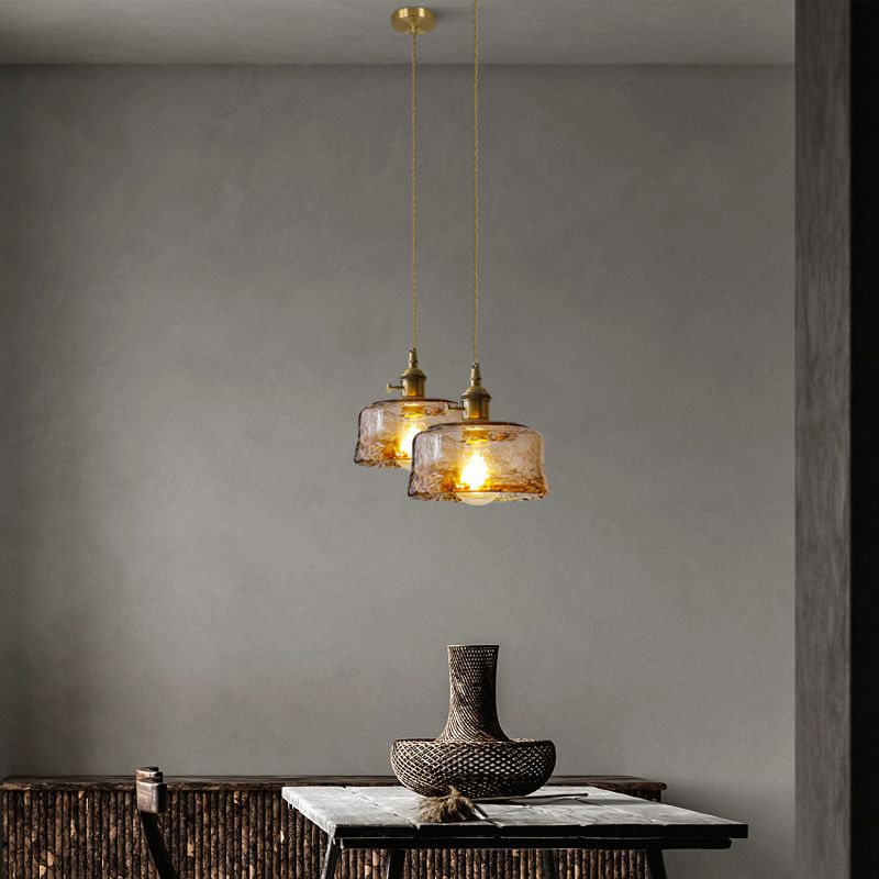 Kit de lampe suspendue en cuivre moderne