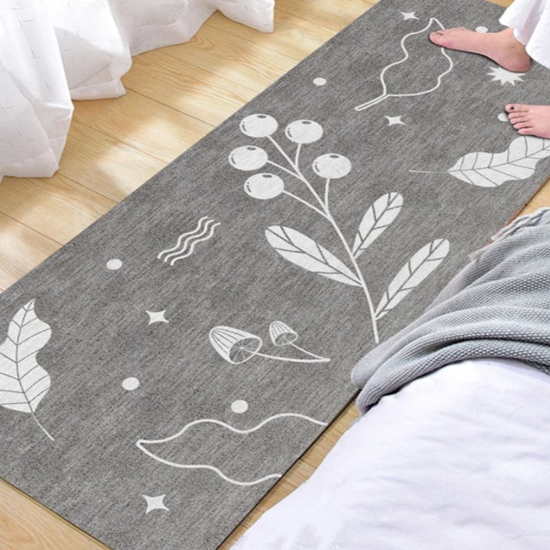 Gray Bottle Carpet Blending Modern Carpet Non-Slip Backing Carpet for Home Decor