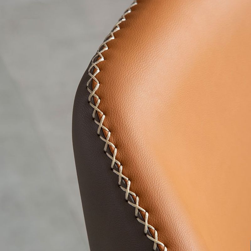 Silla moderna del comedor del metal Silla sin brazos Wingback para el restaurante