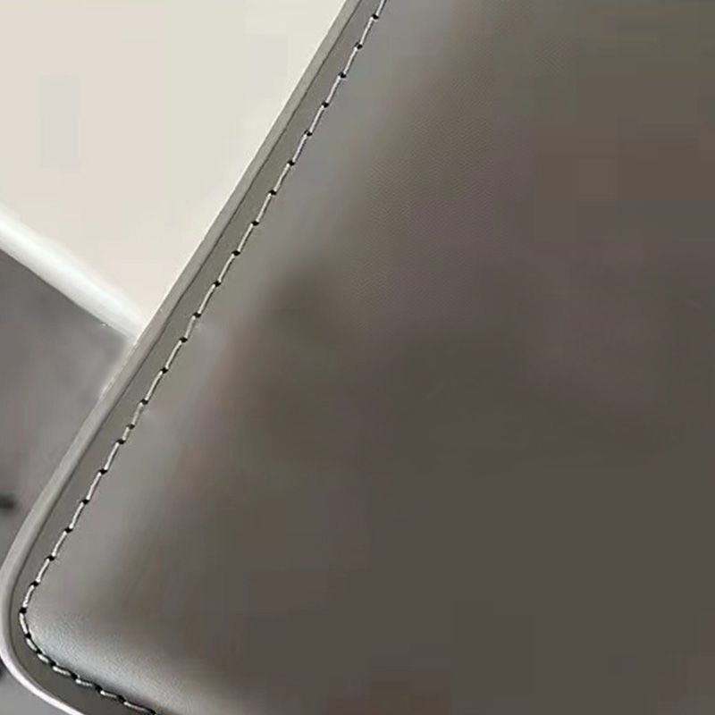 Contemporary Style Dining Chairs Armless Dining Chairs with Metal Legs for Home