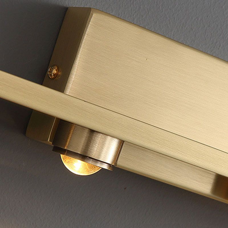 Lampade a parete multi -luci metalliche in stile moderno lampada montata a parete lineare