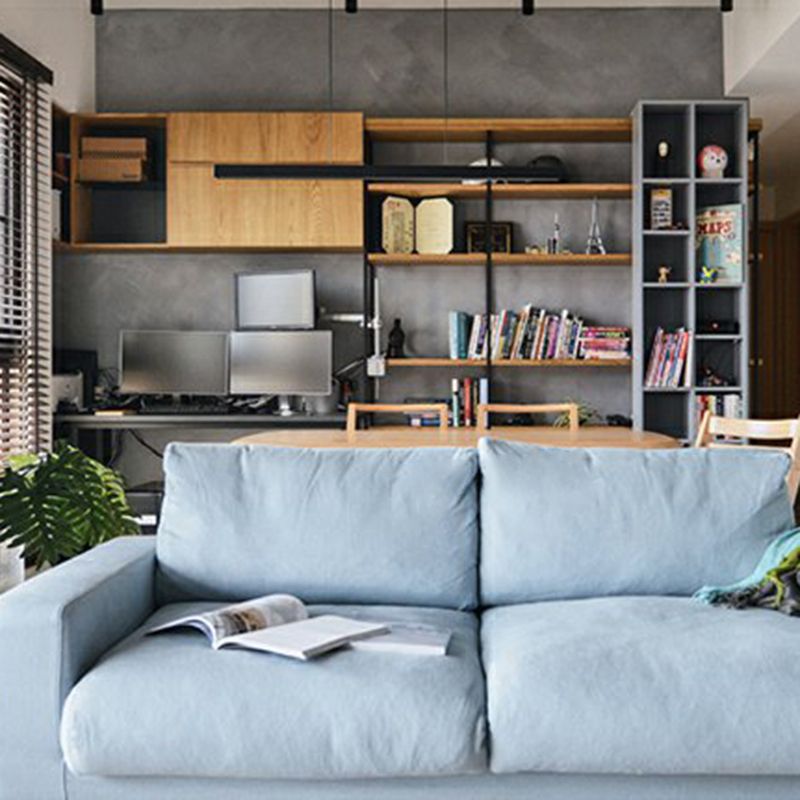 1-Light Modern Pendant Lighting Linear Pendant Light Fixture with Acrylic Shade