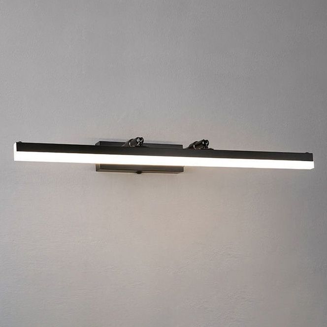 Accesorio de iluminación de pared luz de pared de metal led simple para el baño