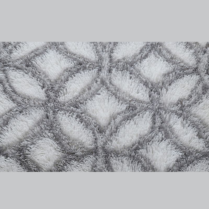 Simple Modern Graphic Pattern Rug Creative Trendy Shag Area Carpet Polyester Friendly Washable Carpet for Living Room
