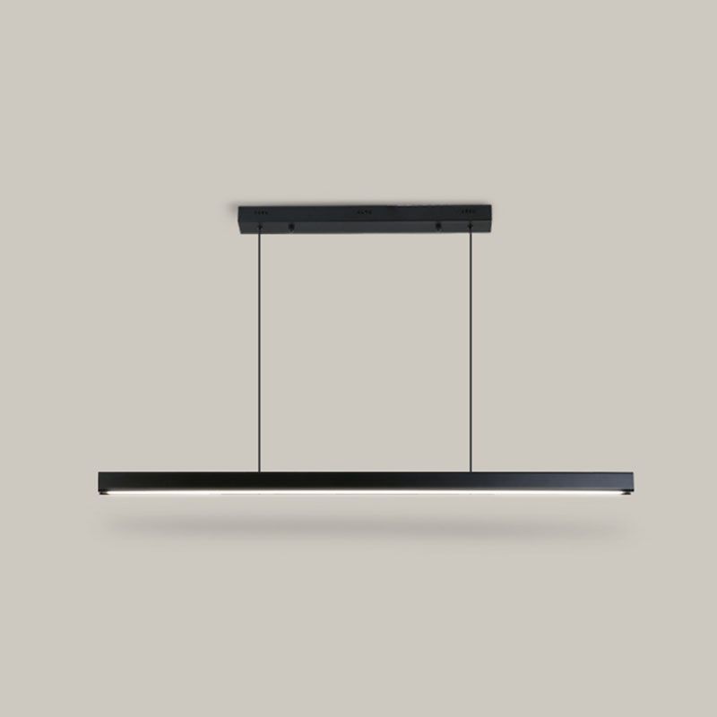 Luci a sospensione moderna contemporanea per l'illuminazione dell'isola lineare dell'isola della cucina