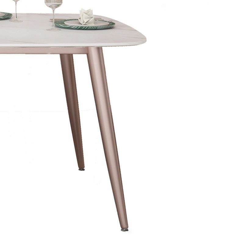 Nordic Glam Sintered Stone Dining Table Set 1/2/5/7 Pieces Dining Set for Kitchen