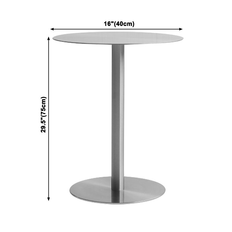 Metal Industrial Dining Table Stainless Steel Table for Kitchen and Dining Room
