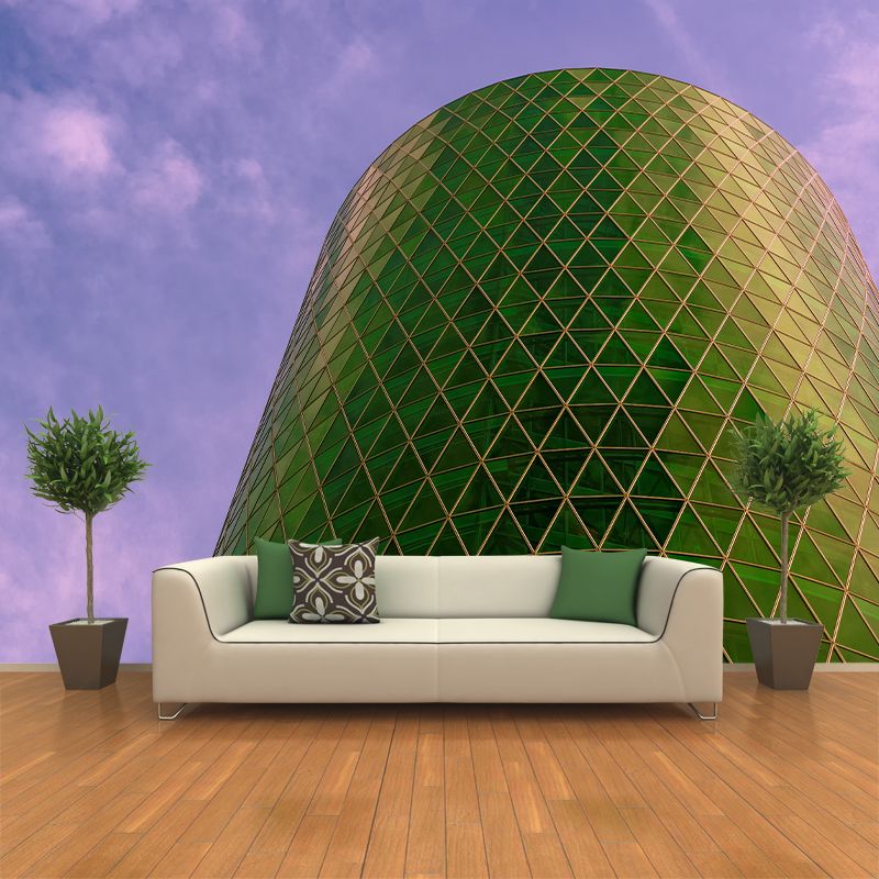 Modern City Building Mural Decal for Home Sitting Room Bedroom, Made to Measure