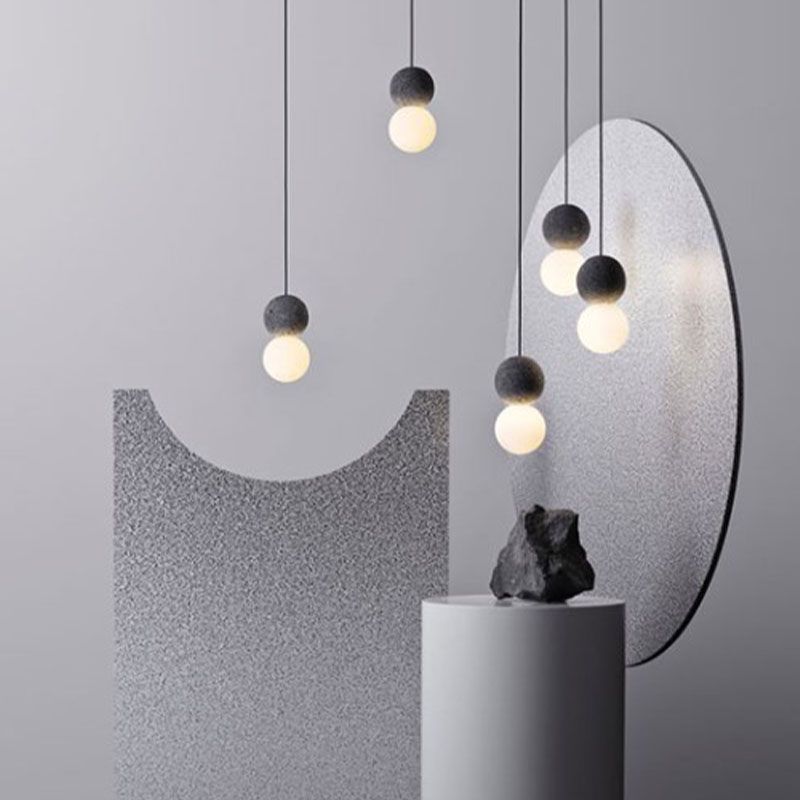 Einlichtzementrahmen Anhänger Licht moderne Anhängerbeleuchtung für Schlafzimmer