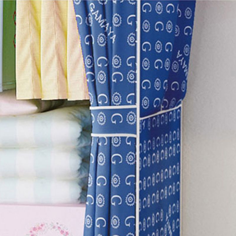 Modern Style Wardrobe Armoire Meringue Wood Frame Wardrobe,33.5"L x 17.7"W x 63"H