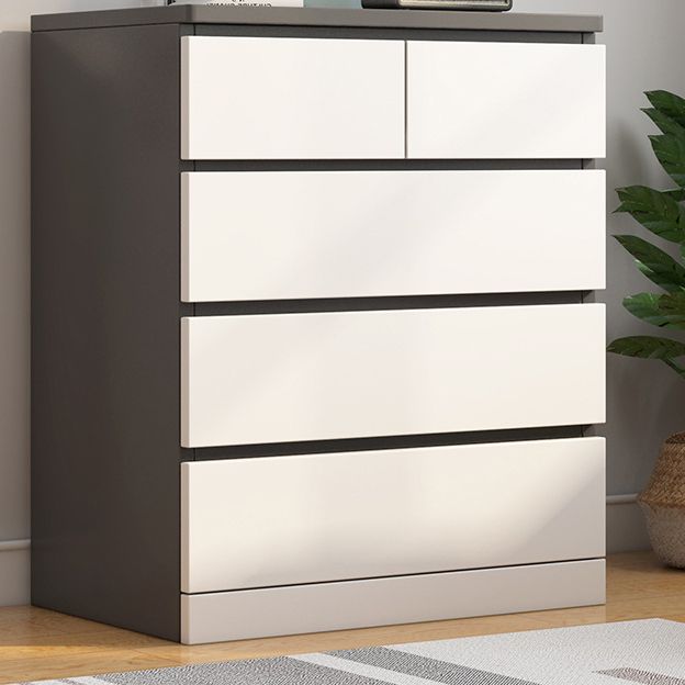 Wood Modern Storage Chest Dresser Vertical Dresser without Mirror