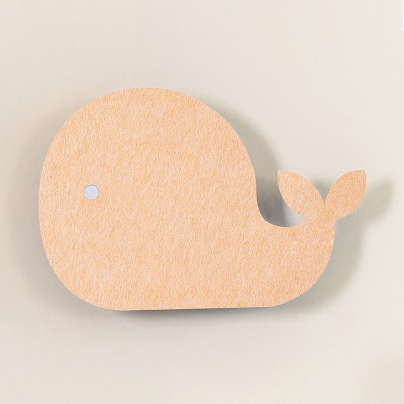 Cartoon Animal LED Sconce Lamp Polyester Children's Bedroom Wall Light Fixture