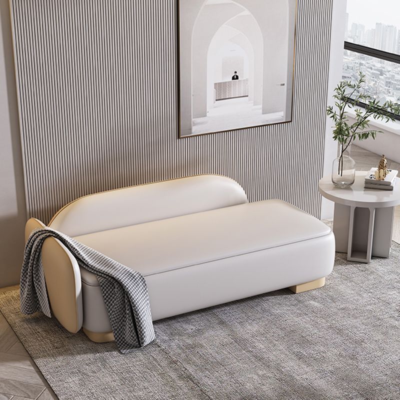 Modern Style Genuine Leather Lounge Chair for Living Room and Bedroom