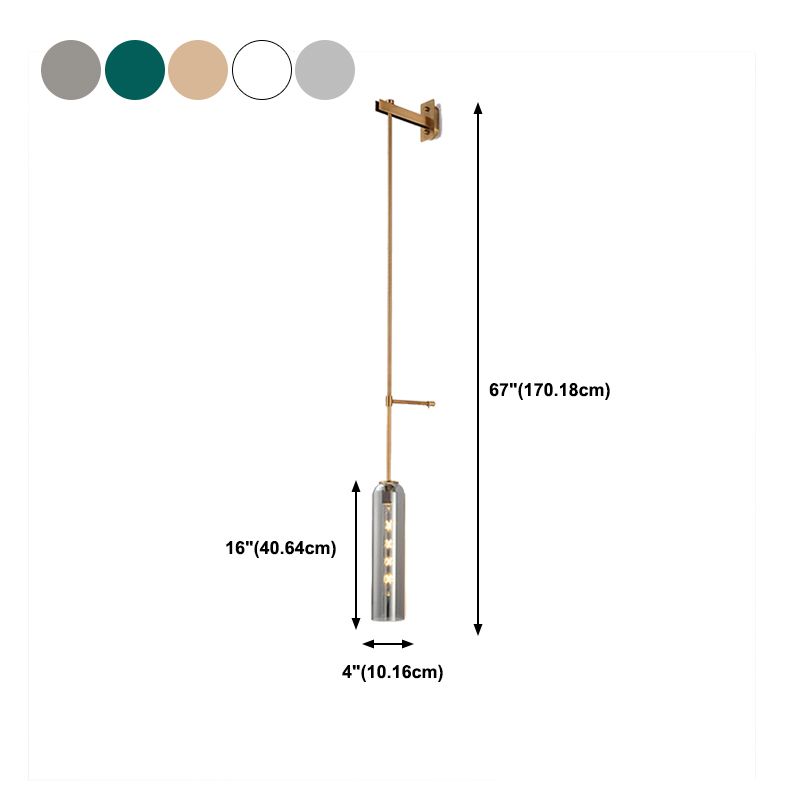 Modern Creative Wall Light Glass Wall Sconce Light for Bedroom