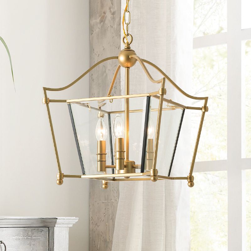 4 lichten metaal hangende kroonluchter traditionele gouden kaarsenstijl eetkamer hanglamp lampje