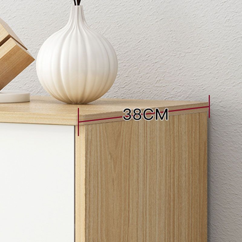 Contemporary Bedroom Chest Engineered Wood Storage Chest with Drawers