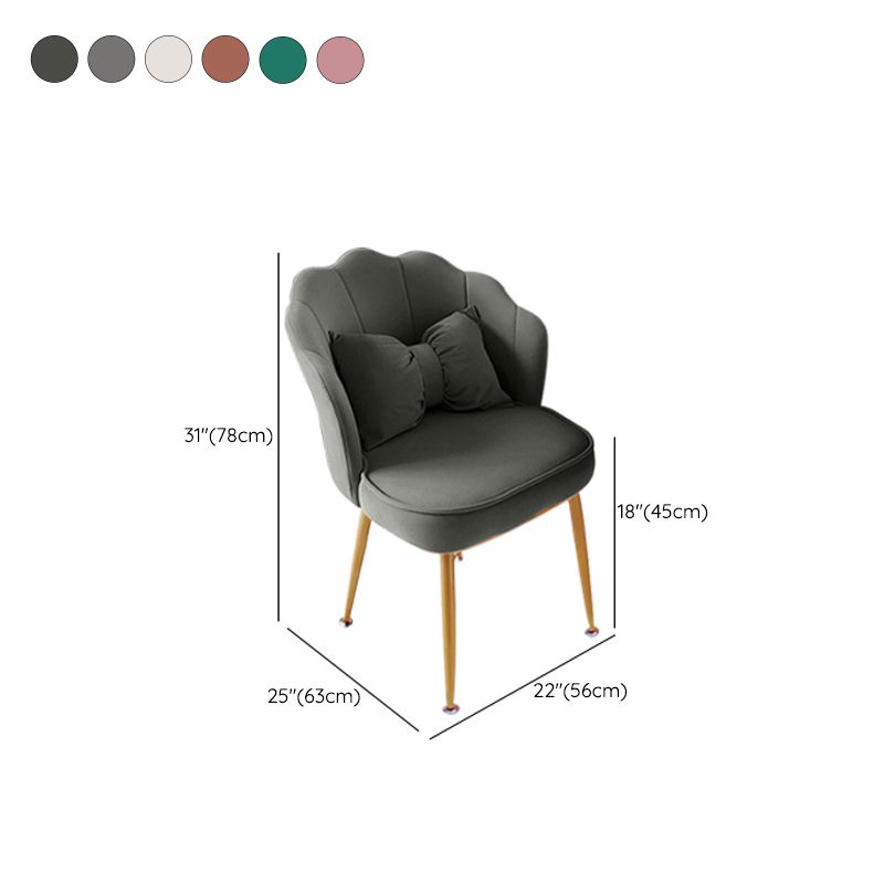 Armless Desk Chair Modern No Distressing Ergonomic Office Chair