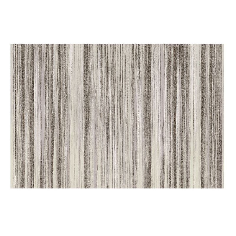 Gray Modern Carpet Polyester Graphic Area Carpet Washable Carpet for Living Room