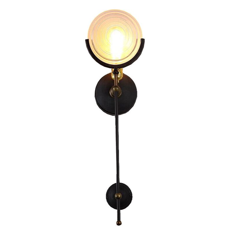 Vintage Industrial Disc Wand Monting Lighting Glaswandmontage Beleuchtung für Bett