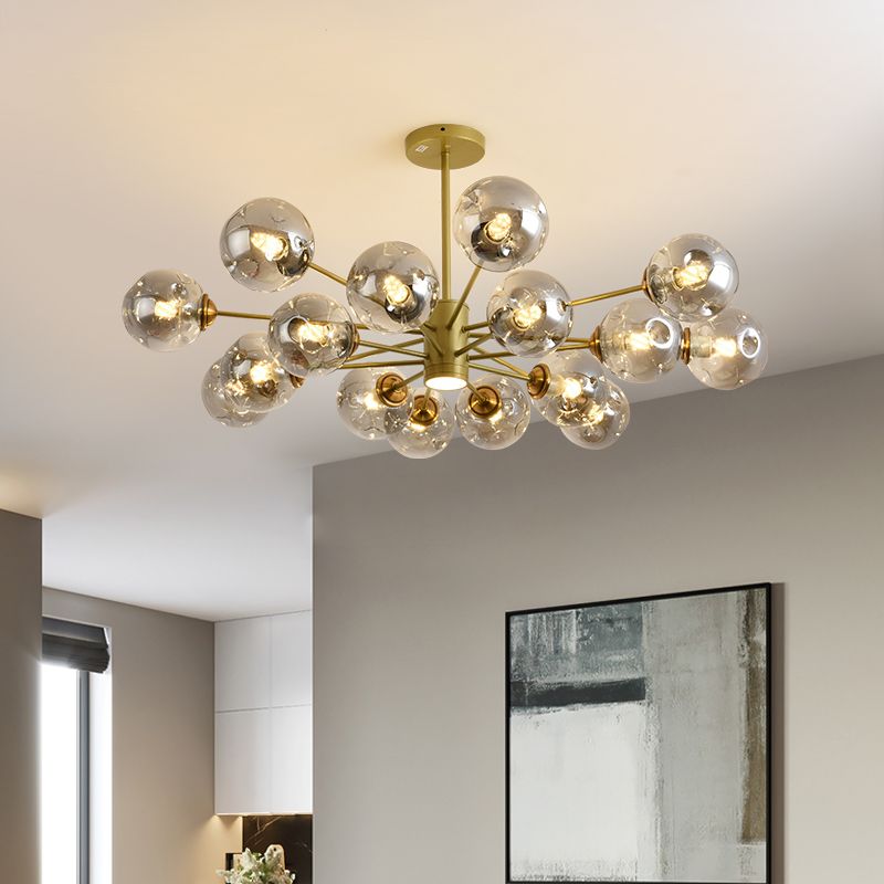 Nordic Modern Pendant Hanging Lights Global Glass Pendant Light for Living Room