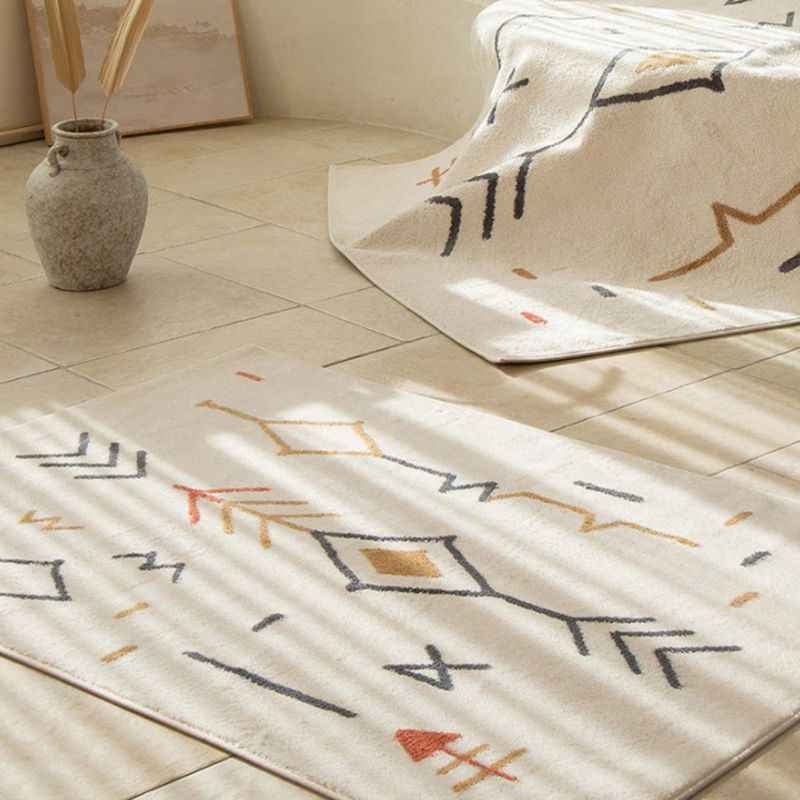 Traditionele tribale patroonruimte Tapijtdistinief vintage rechthoek tapijt polyester vriendelijk wasbaar tapijt voor woonkamer
