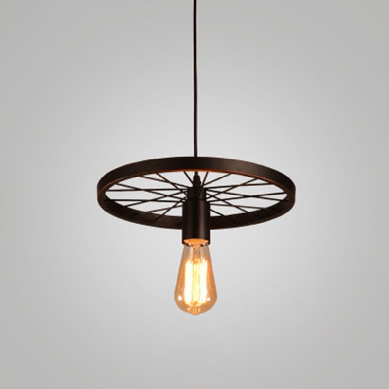 Ruota a pendente multipla in stile industriale METALLIC PENDANTI LAMPARE MULTIMA