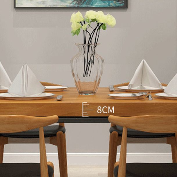 Modern 1/5 Pieces Dining Set Rectangle Pine Wood Dining Table for Kitchen Dining Room