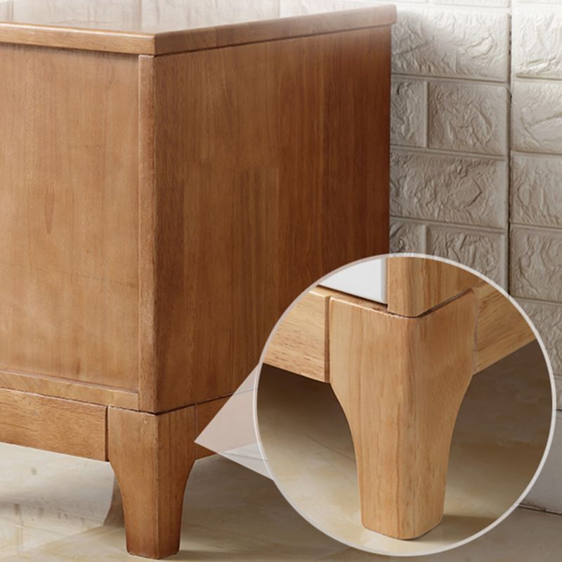 Mid-Century Modern Accent Chest Wood Chest with Antique Finish