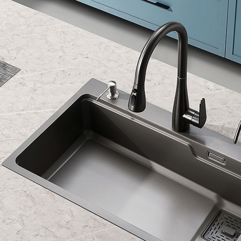 Kitchen Sink Stainless Rectangular Water Purification Kitchen Sink with Faucet