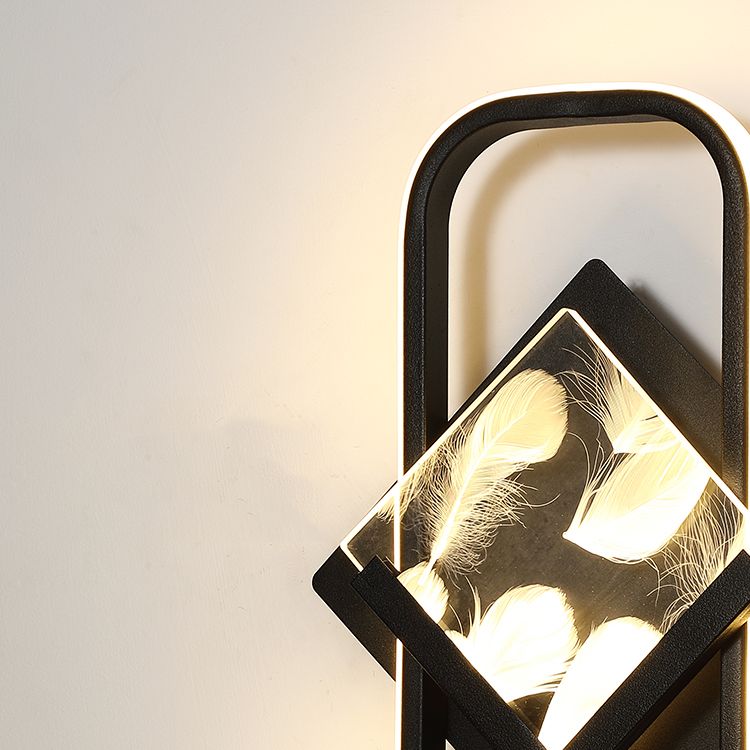 Modern Style Geometry Shape Wall Lights Metal 2-Light Wall Mount Lights