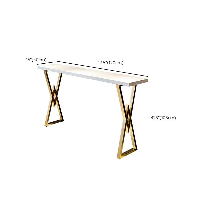 Glam Rectangular Pub Table Set 1/4 Pieces Bar Stool and Table Set