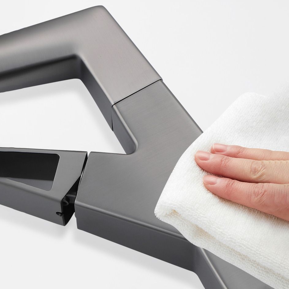 Bathroom Sink Faucet Lifting Lever Handle Pull-out Rotary Handle Faucet