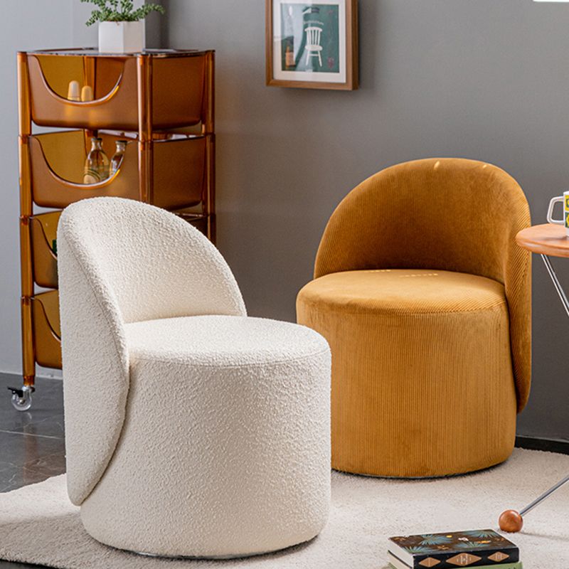 Nordic Retro Corduroy Single Sofa Chair Household Simple Single Chair Small Family