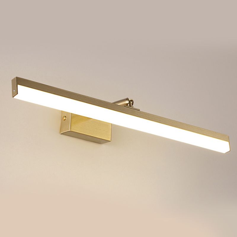 Modern Style Wall Light Sconce with Acrylic Shade for Washroom