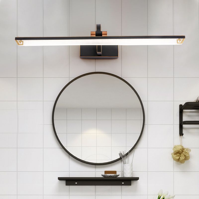 Mapeante de maquillaje LED Luz de estilo moderno de baño Mirador de baño Mirror de inodoro