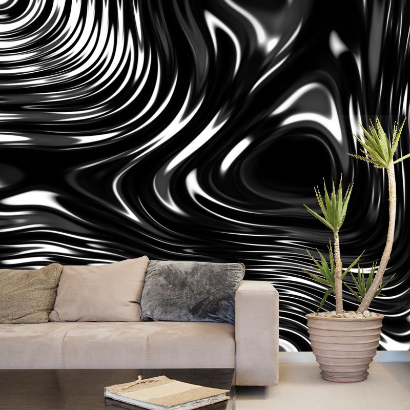 Minimalism Style Abstract Mural Wallpaper Mildew Resistant Living Room Wall Art