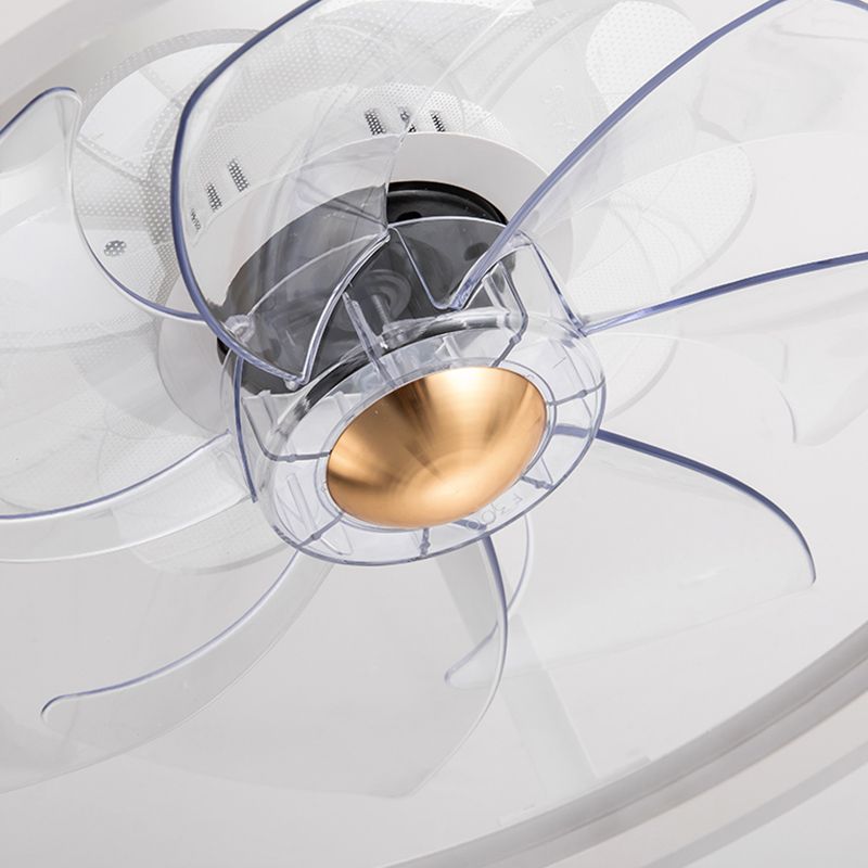 Luz de ventilador de techo circular de metal Simplicidad LED MONTADO LED MONTADO