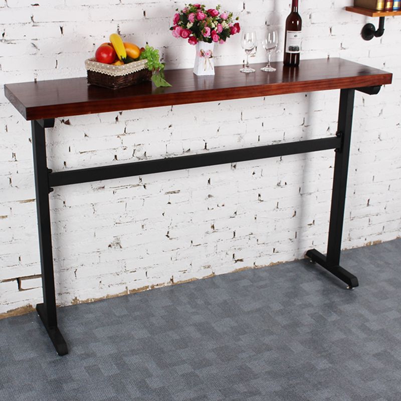 1/3/4 Pieces Table and Stool Set Solid Wood Counter Height Set